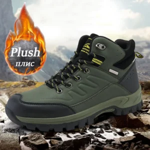 Premium Men’s Hiking Boots: Conquer Any Terrain with Non-Slip Grip and Plush Comfort