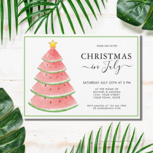 Celebrate the Sweetness of Summer with a Christmas in July Watermelon Party