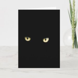 Hauntingly Adorable: Greet the Night with Black Cat Eyes