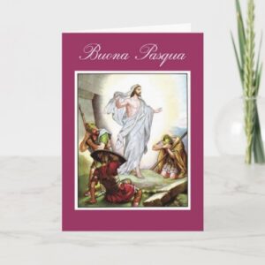 Easter Blessings from Italia: A Joyful Buona Pasqua Card to Celebrate the Resurrection